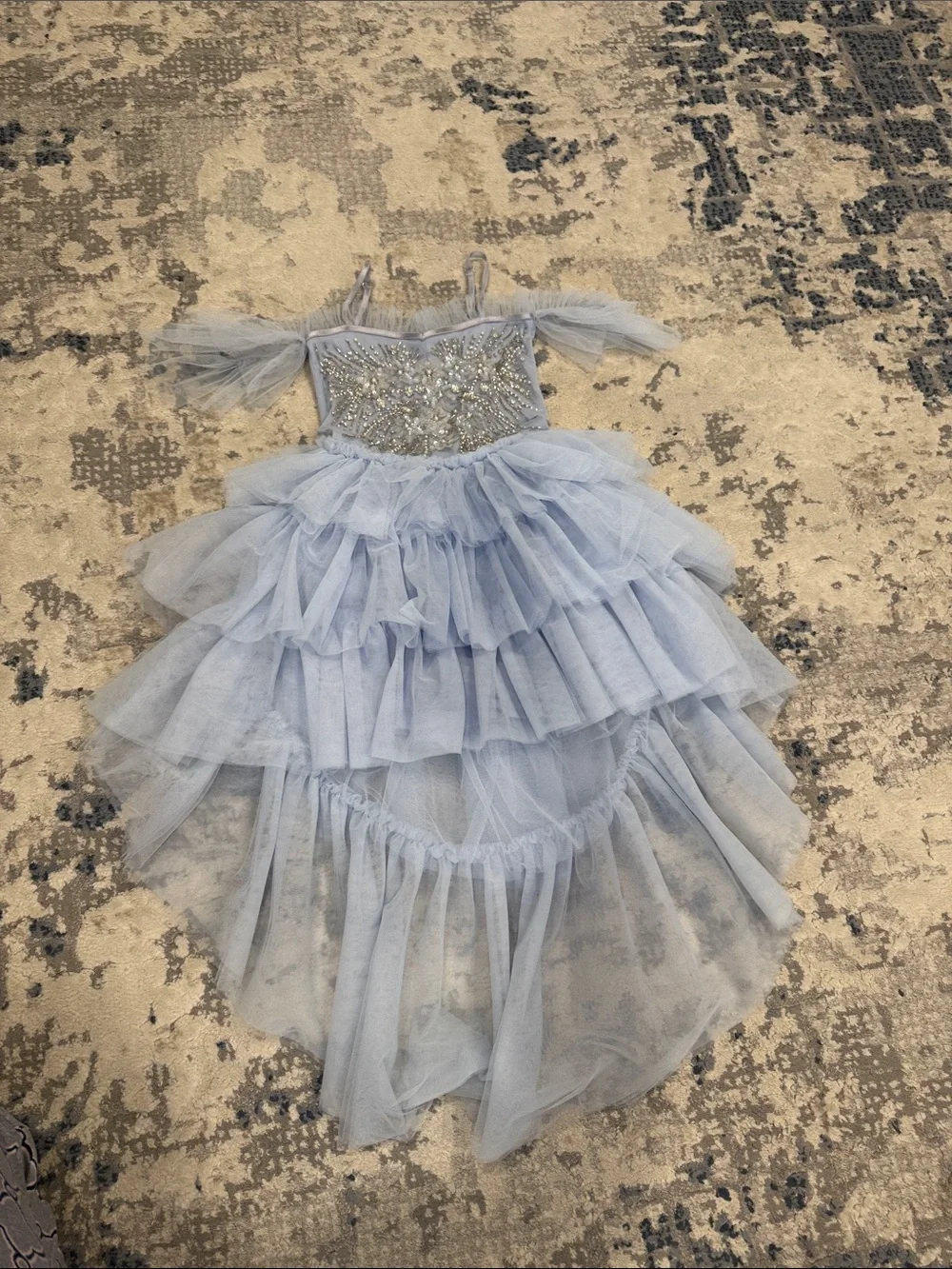 Ooh! La, La! Couture Light Blue Layered Tulle Princess Dress